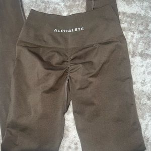 Brown alphalete leggings